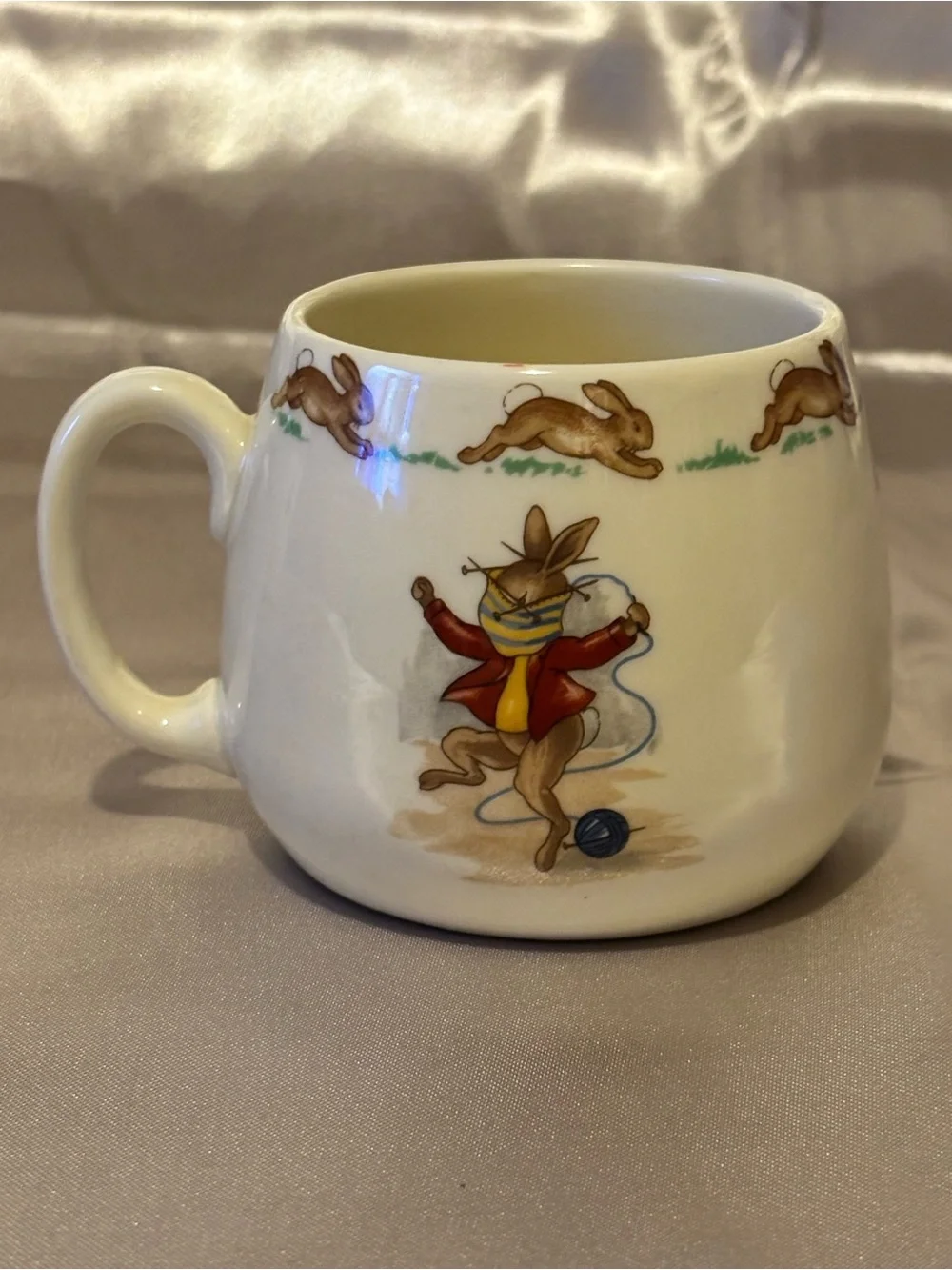 Set of 2 Vintage Royal Doulton Bunnykins Fine Bone Child’s Mugs
